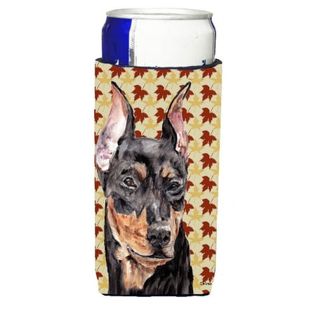 

Carolines Treasures SC9692MUK German Pinscher Fall Leaves Ultra Hugger for slim cans Slim Can multicolor