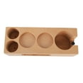 Wood Coffee Filter Tamper Holder Wooden Coffee Tamper Mat Stand for