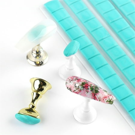 

Vuygyu Acrylic Practice Stands Nail Tips Holders Training Fingernail Display Stands DIY Nail Holders Emery Board Nail Files Natural Nails Nail Drill Bits for Acrylic Nails Course Acrylic Nail Files
