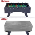 thumbnail image 2 of Housse de Table de Soccer Imperméable Housse de Table de Soccer Pliante Housse Anti-Poussière Housse de Protection de Meubles Rectangulaire Durable Oxford Housse de Table de Billard de Soccer Housse de Table Grise, 2 of 7