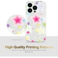 thumbnail image 7 of for iPhone 13 Pro Max Case, Slim Cover Shockproof Bumper Protection Phone Case for iPhone 13 Pro Max 2021 (6.7 Inch), Glitter Star, 7 of 7