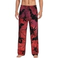 thumbnail image 1 of Balery Bats And Spiders Pantalones de pijama para hombre, pijama ultraligero, pantalón de descanso-Medium, 1 of 6