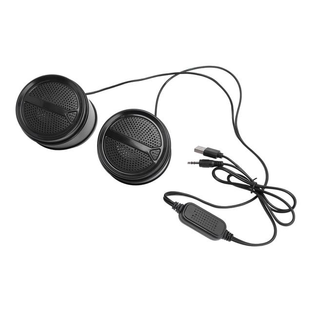 Computer Speakers for Desktop PC, Small Computer Speakers with HIFI Sound, Volume Control, USB Powered 3.5mm Aux Speaker for PC, Laptop, Tablet, Phone