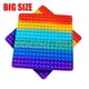 thumbnail image 2 of 30*30cm grande Pop It juguetes gigante Pop It burbuja para niños Fidget Pop It Jumbo grande cuadrado sensorial empuje Pop juguete para niños niños, 2 of 4