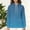 Blue, variant on Women's Pullover Sparkling Casual Crewneck Sweatshirt, Oversized Sweatshirt Long Sleeve Pullover Tops with Pocket