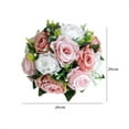 TrendTide Silk Flower For Centerpieces Roses Floral Arrangement For