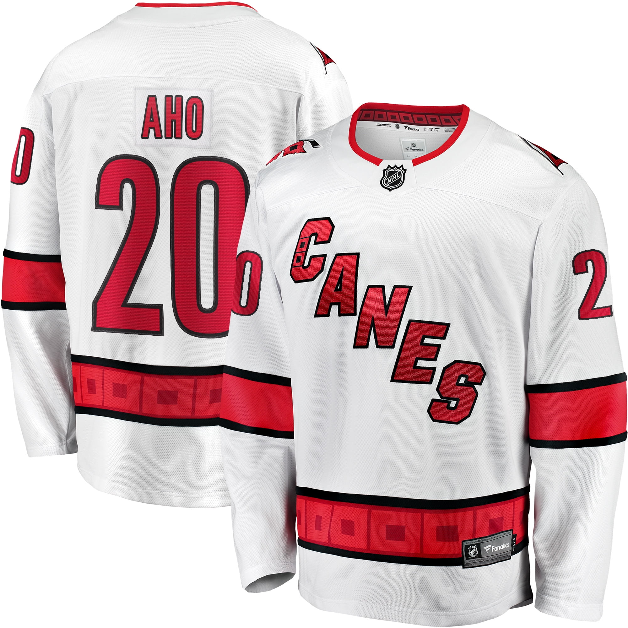 Sebastian Aho Carolina Hurricanes Fanatics Branded Away ...