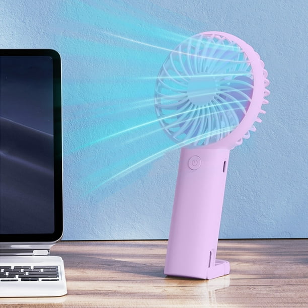 Ventilador, Ventilador de techo, Ventilador de escritorio, Ventilador portátil Ventilador pequeño plegable de escritorio Ventilador pequeño portátil de mano con carga USB Pantalla digital LED Ventilad