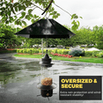 thumbnail image 3 of Metal Squirrel Baffle Hanging Squirrel Proof Baffle for Bird Feeder Weather- Squirrel Guard for Outdoor Hanging, 3 of 7