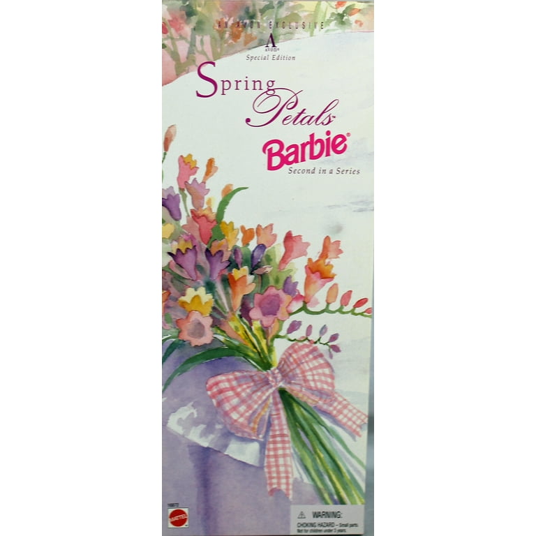 1996 Avon Spring Petals Barbie NRFB 16872 Non Mint Box