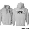 thumbnail image 3 of Christian Hoodie – “It’s Not a Religion, It’s a Relationship” Cross Graphic, Cozy Faith Hoodie for Believers, 3 of 6