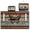 Butterfly Leopard Print Tribal, variant on COEQINE Quilted Golf Cart Seat Cover, Folds Like a Bag with Handle for Easy Carry, Universal Fit 51.2"x30.3" for EZGO Yamaha Club Car 2-Seaters, 4 Pockets, Highland Cow Sunflower Wood Grain