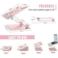 thumbnail image 3 of Laptop Stand, Adjustable Computer Riser Notebook Holder for Laptop, Ergonomic Foldable Portable Laptop Lift for Desk, Compatible for Apple MacBook Pro/Air, Dell, , ASUS , HP, (10-17 inches) PC, 3 of 7