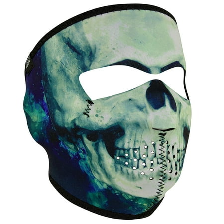 ZanHeadgear Neoprene Full Face Mask Paint Skull