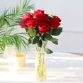thumbnail image 7 of 1/6/12 Pcs Beautiful Rose Flower Wedding Home Table Decoration Long Bouquet Arrangement Fake Plants Valentine's Day Gift, 7 of 7