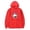 Red, variant on Quackity 25 Birthday Men/Women Hoodies Sweatshirt Fashion Streetwear Casual