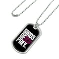 thumbnail image 2 of Birds of Prey Movie Logo Military Dog Tag Pendant Necklace with Chain, 2 of 4