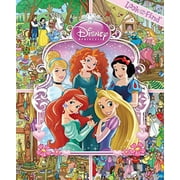 Pre-Owned Disney Princess Cinderella, Tangled, Aladdin and More!- Look and Find Activity Book - PI Kids Hardcover 1649960166 9781649960160 Editors of Phoenix International Publications