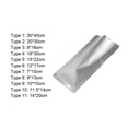 thumbnail image 4 of Bearachild Paquete de 100 bolsas de papel de aluminio para cocina para mayor frescura y sellado fuerte sellado y frescura extendida Almacenamiento y organización del hogar  15*22cm 20 hilos, 4 of 6