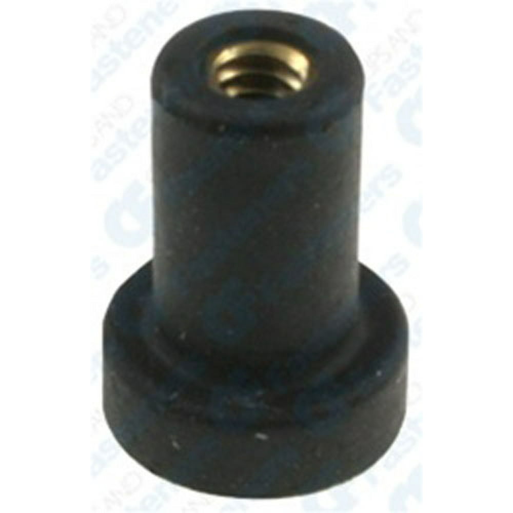 25 Rubber Well Nuts 1024 .767 Length 3/8" Hole
