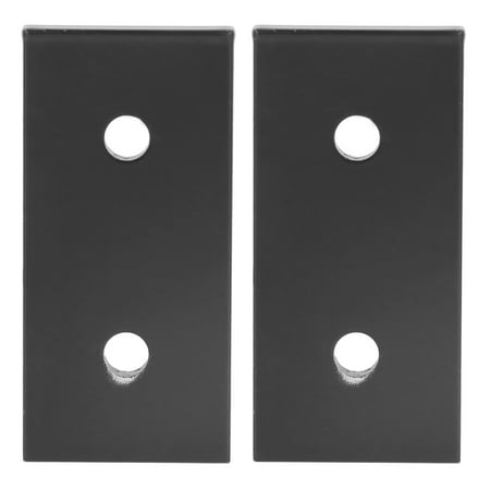 

Joining Plate 2 Hole Joint Board Portable Rectangle Black Corrosion Resistance For Tables 3030 4040