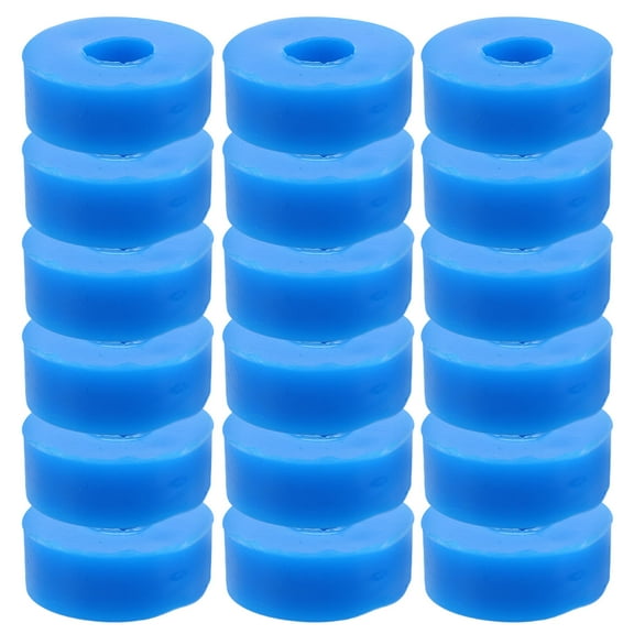 TABLZONE 30 Pcs Air Conditioner Isolation Pads Rubber Shock Absorption Blue for Indoor Use Homeowners