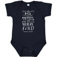 thumbnail image 3 of Inktastic We Will Serve the Lord Bible Verse Boys or Girls Baby Bodysuit, 3 of 5