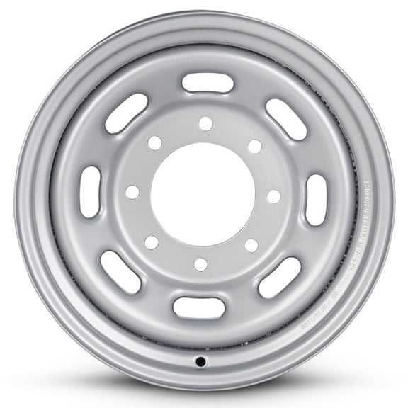 Part Synergy Replacement for OEM Wheel 16x7 in for 2000-2005 Ford Excursion Painted Silver 16 inch Steel Rim