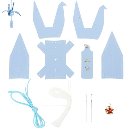

1 Set Origami Crane Decor Origami Crane Making Material Sewing Origami Crane Set Car Interior Decor