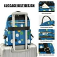 thumbnail image 3 of FORMRS Mini Backpack Purse for Women Travel Daypack Casual Shoulder Bag, Blue Abstract, 3 of 7