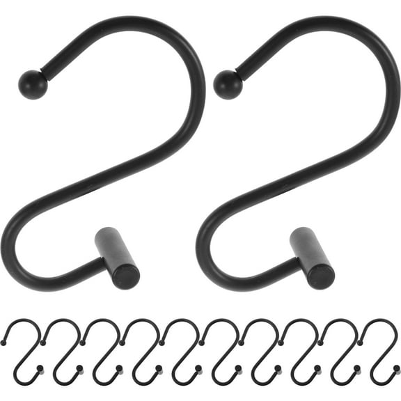 12 Pcs Shower Curtain Rings Bathroom Accessories Curtain Trim Curtain Hooks Clothing Vintage Iron