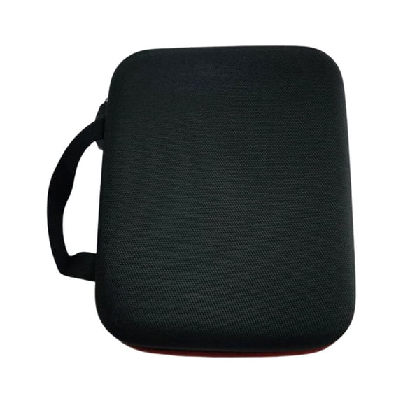 Inteprter Bolsa de aceite esencial Estuche de perfume Botellas Ranuras de aromaterapia 30 Almacenamiento de transporte portátil Esmalte de uñas Almacenamiento y organización del hogar Rojo