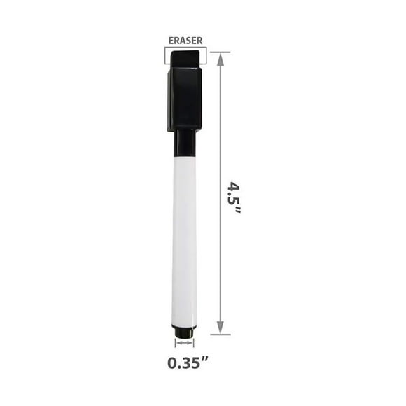 Marqueurs Noirs Petits Marqueurs Pointe Pointée Marqueurs pour Tableau Blanc pour Enfants Enseignants École