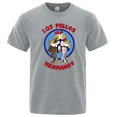 thumbnail image 2 of Camiseta estampada divertida de LOS POLLOS Hermanos para hombre, camiseta informal de moda de manga corta de algodón transpirable de verano, camiseta de Chicken Brothers, 2 of 4