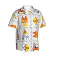 thumbnail image 2 of Balery Men'S Summer Hawaiian Shirts Short-Sleeve Design Name Printed Casual Shirts - Size Name, 2 of 9