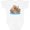 AA-White, variant on Noah's Ark Animals Boys or Girls Baby Bodysuit