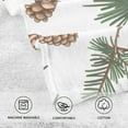 thumbnail image 3 of Pine Cone Trees Hand Towel Bath Towels Face Towels Cotton Absorbent for Home Hotel Spa Swimming Yoga Sports, 3 of 7