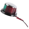 thumbnail image 2 of Boat Navigation Light, Red and Green Lights, 8W, LED 12V, Stainless Steel Shell, Teardrop Shape, Signal Lamp for Navigation, 2 of 4