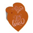 thumbnail image 1 of Inkdotpot Rose Gold Foil Paper Hang Tags Joy To The World Baby Shower Favor Tags 50 Pieces, 1 of 8