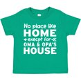 thumbnail image 3 of Inktastic No Place Like Home Except for Oma's & Opa's House Boys or Girls Toddler T-Shirt, 3 of 5