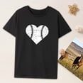 thumbnail image 1 of Camiseta para mujer con cuello redondo, camiseta básica informal de moda para viajes, oficina, deportes M, 1 of 8