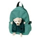 thumbnail image 1 of Mochila para niños de nailon, práctica, impermeable, moderna, portátil, informal, para viajes. Verde, 1 of 9