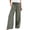 #05Army Green, variant on Wide Leg Linen Pants for Women Tall Spring Linen Palazzo Pants Baggy High Waisted Beach Pant Gauze Lounge Trousers Brown 2XL