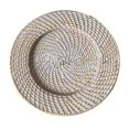 thumbnail image 3 of jifeng Rattan Charger Plate Kitchen Photo Props Rustic for Sundries Bathroom Picnic white, 3 of 9