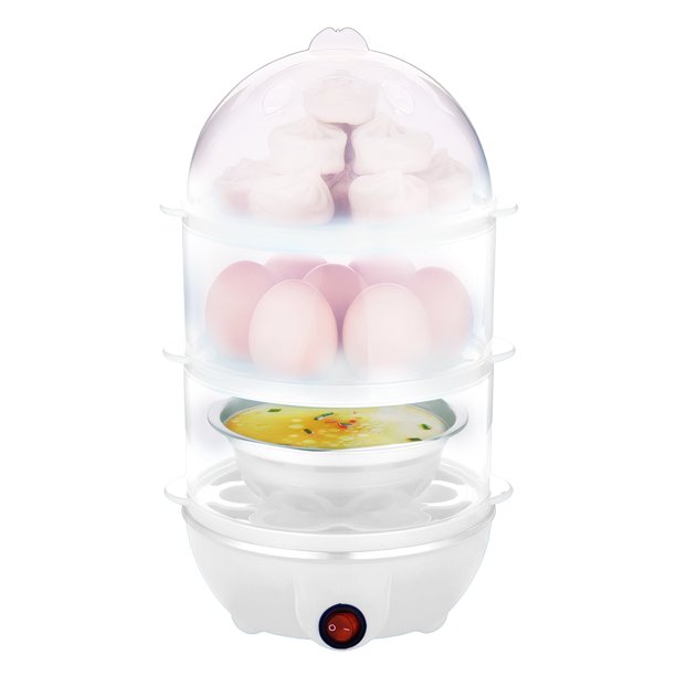 Vaporizador Maíz Automático Hervidor Eléctrico 220 V Cazador Leche 3 Capas () Blanco