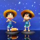 thumbnail image 2 of One Piece Q Version Luffy Figura de PVC Modelo Moda Anime Adorno de Coche de Escritorio, 2 of 5
