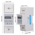 thumbnail image 4 of Probador de medidor de energía monofásico Monitor de electricidad de carril Din Digital 10‑40A DC220V, 4 of 8