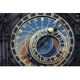 thumbnail image 2 of Flaherty, Dennis 32x23 Gold Ornate Wood Framed with Double Matting Museum Art Print Titled - Czech Republic, Prague Astronomical clock, 2 of 4
