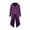 Purple, variant on Elegant Gothic Regency Tailcoat for Boys, Festive Frock Jacket with Gold Buttons, Stylish Coat for Special Events