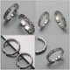 thumbnail image 3 of unbranded 2Ud Anillos Retro De Pareja En Cobre Plateado Anillos Decorativos Románticos Para Accesorios De Mano, 3 of 8